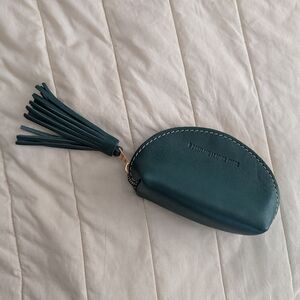 Leather Taco Tassel Pouch